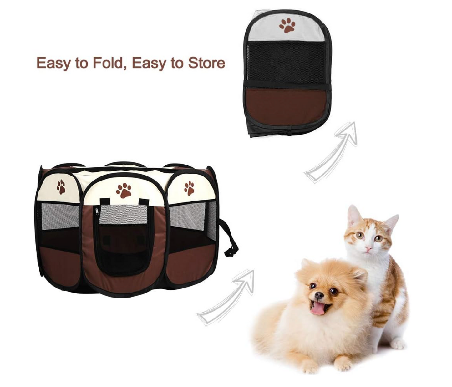 Corral mascotas plegable