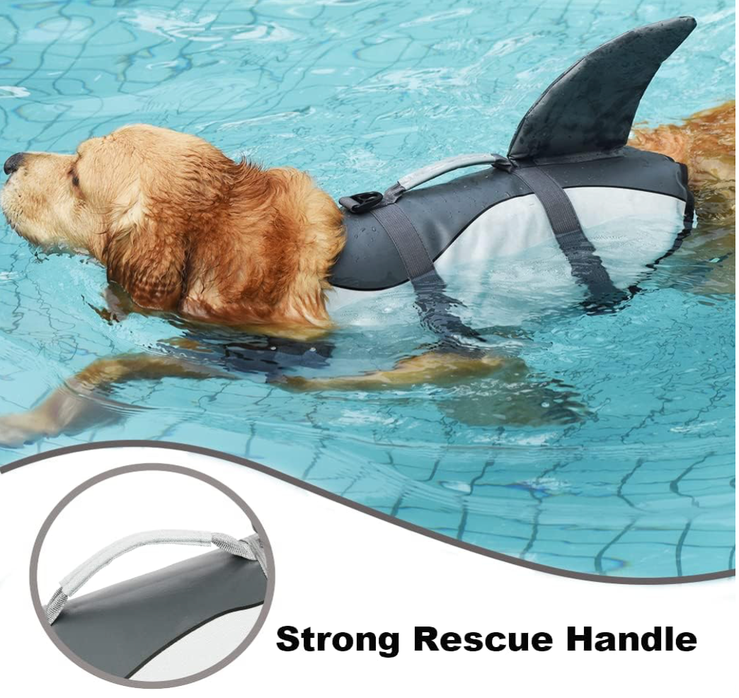Dog Life Jacket Shark