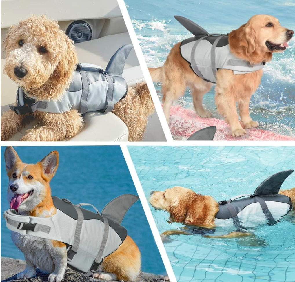 Dog Life Jacket Shark