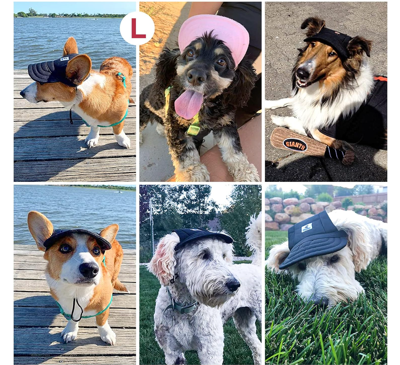 Gorra Para Mascotas Pawaboo Dog Baseball Cap