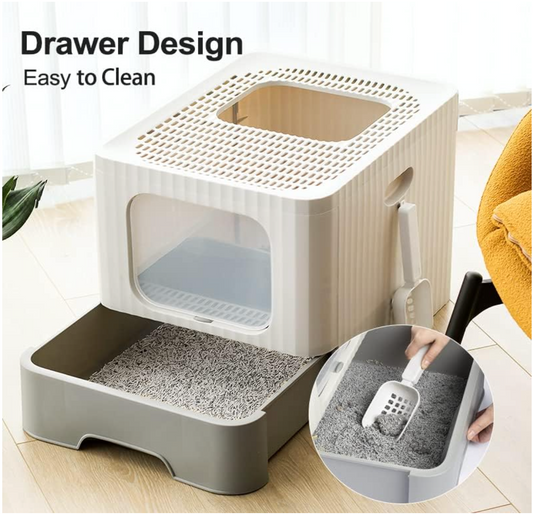 Caja De Arena Cerrada Para Gatos