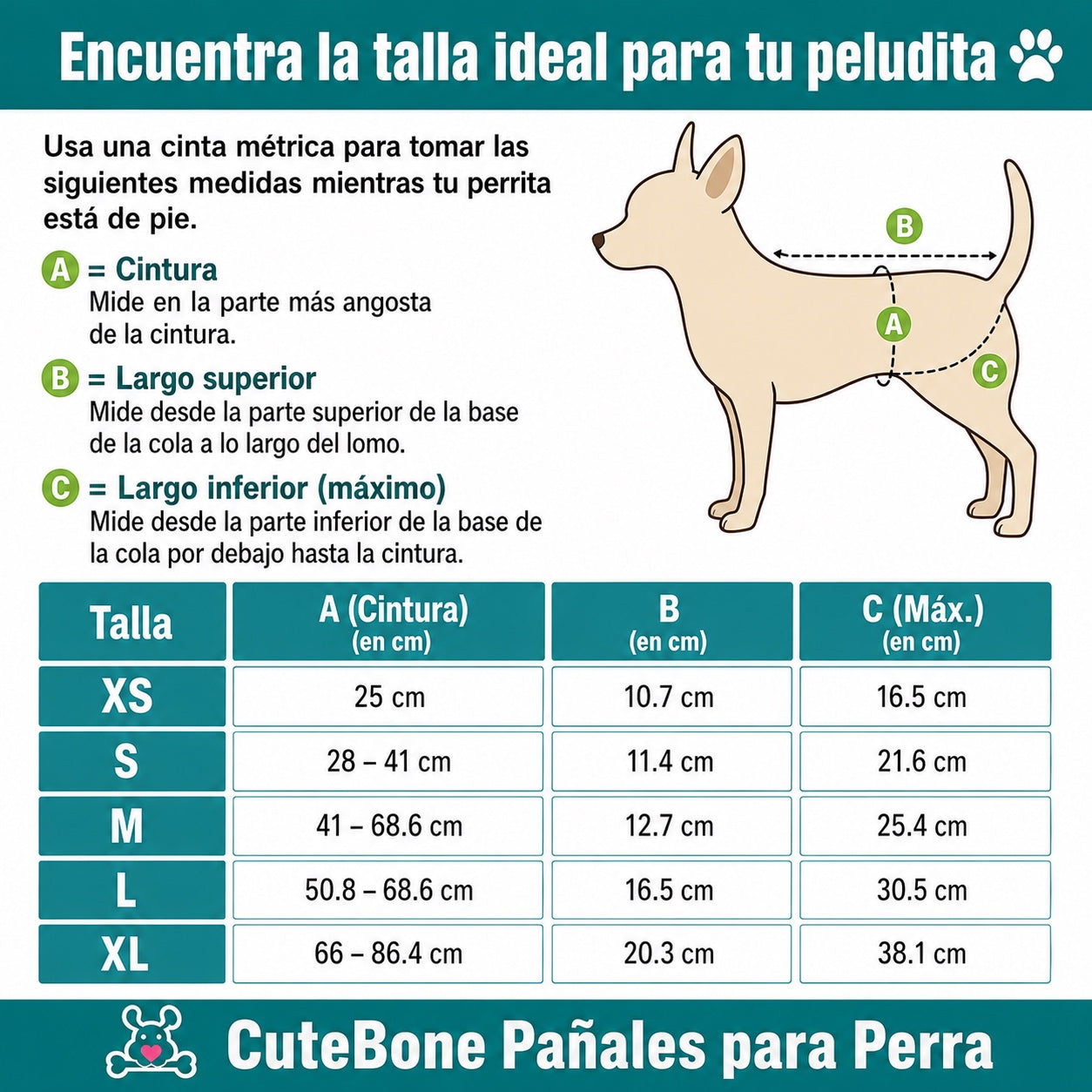 Cute Bone Pañales