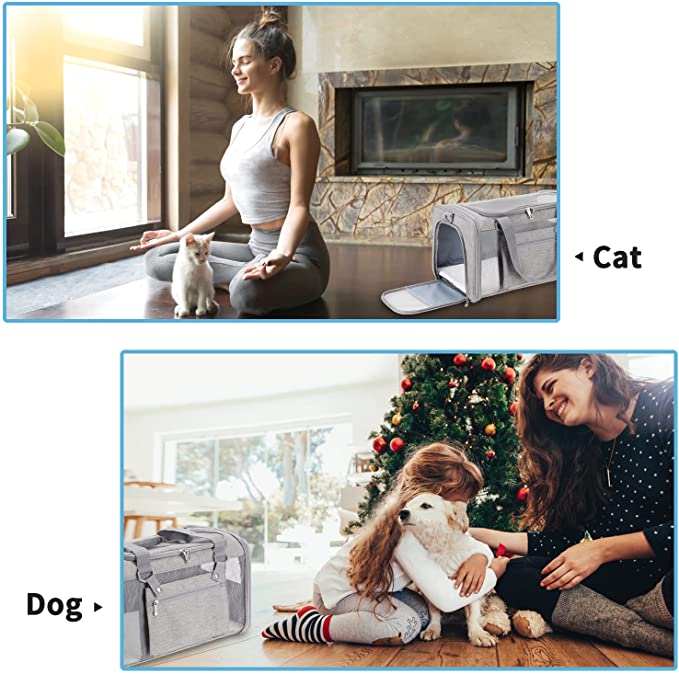 Pet Carrier perros pequeños-medianos de 7/11 Kg