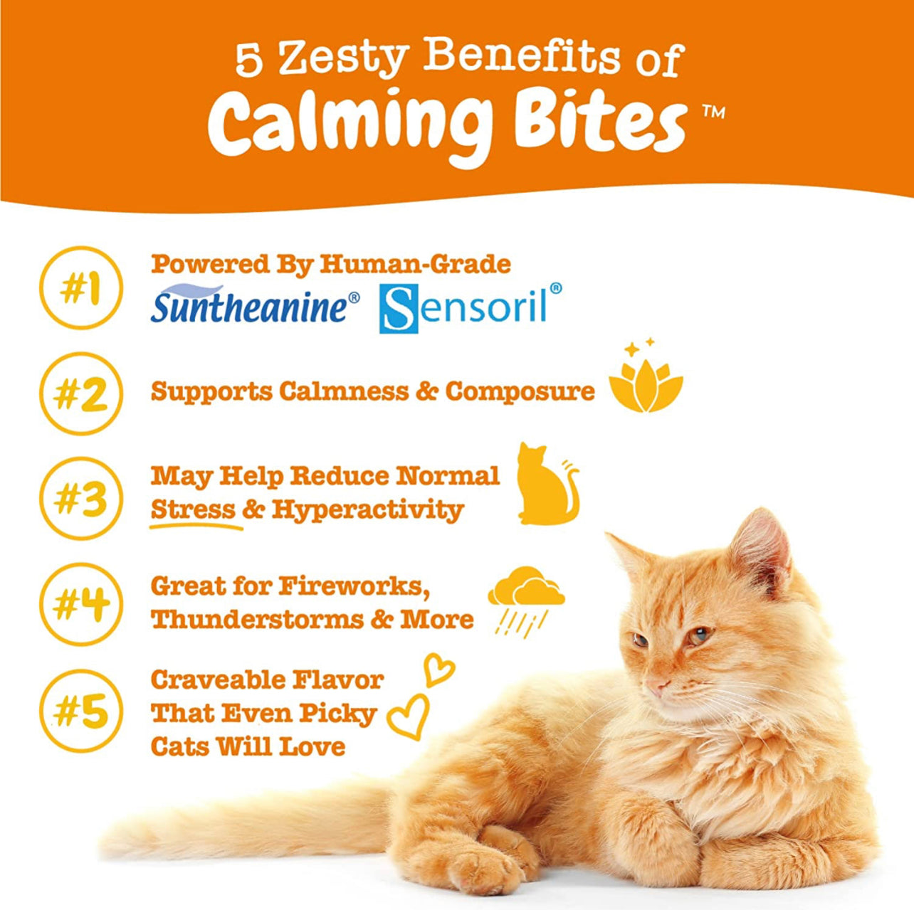 Calming bites cats- zesty paws