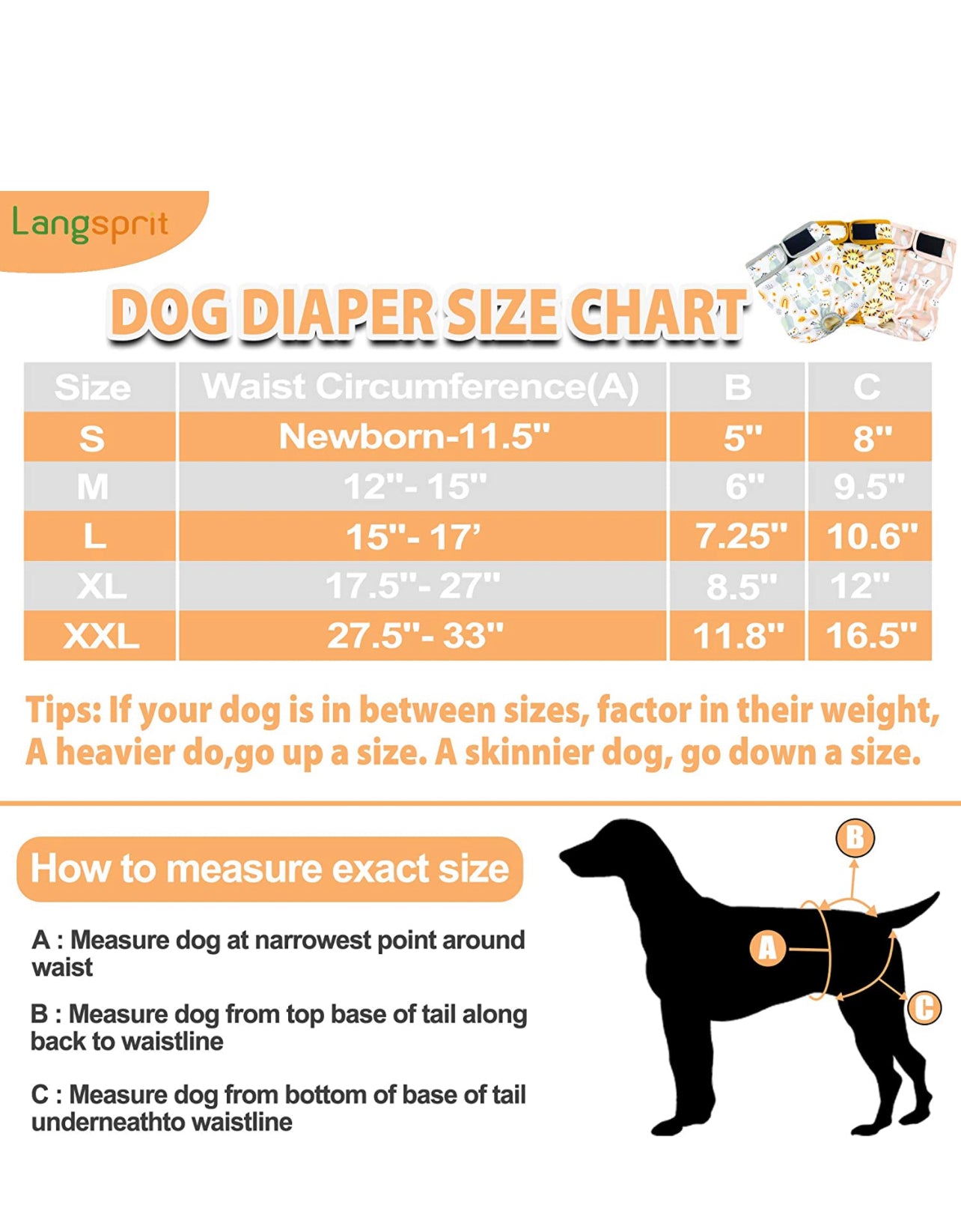 Pañales reutilizables talla M - 3 unidades