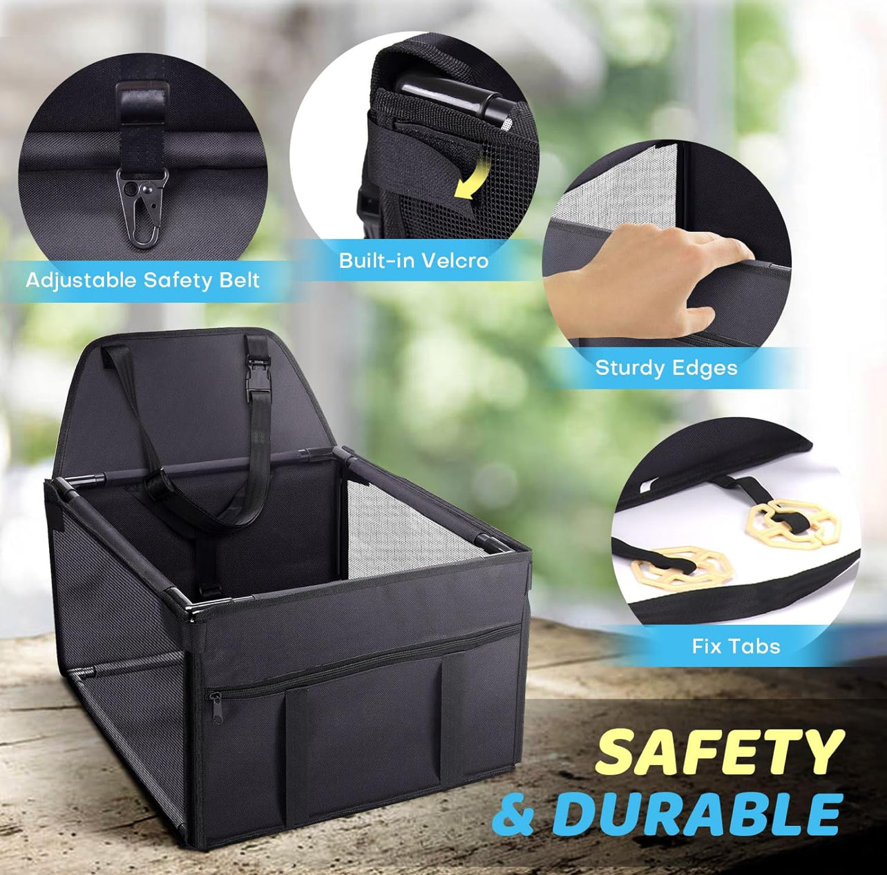 Asiento auto mascotas