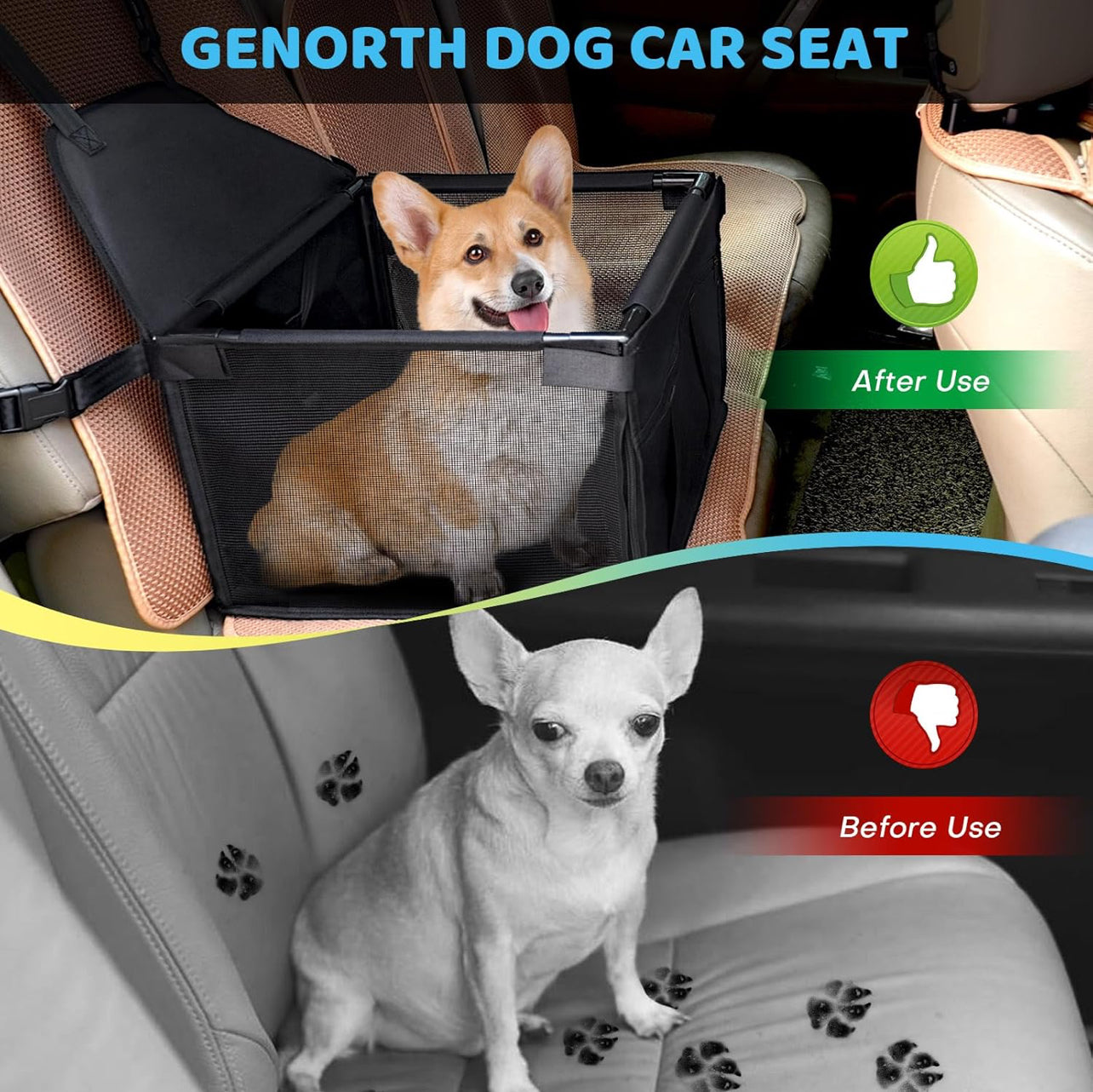 Asiento auto mascotas