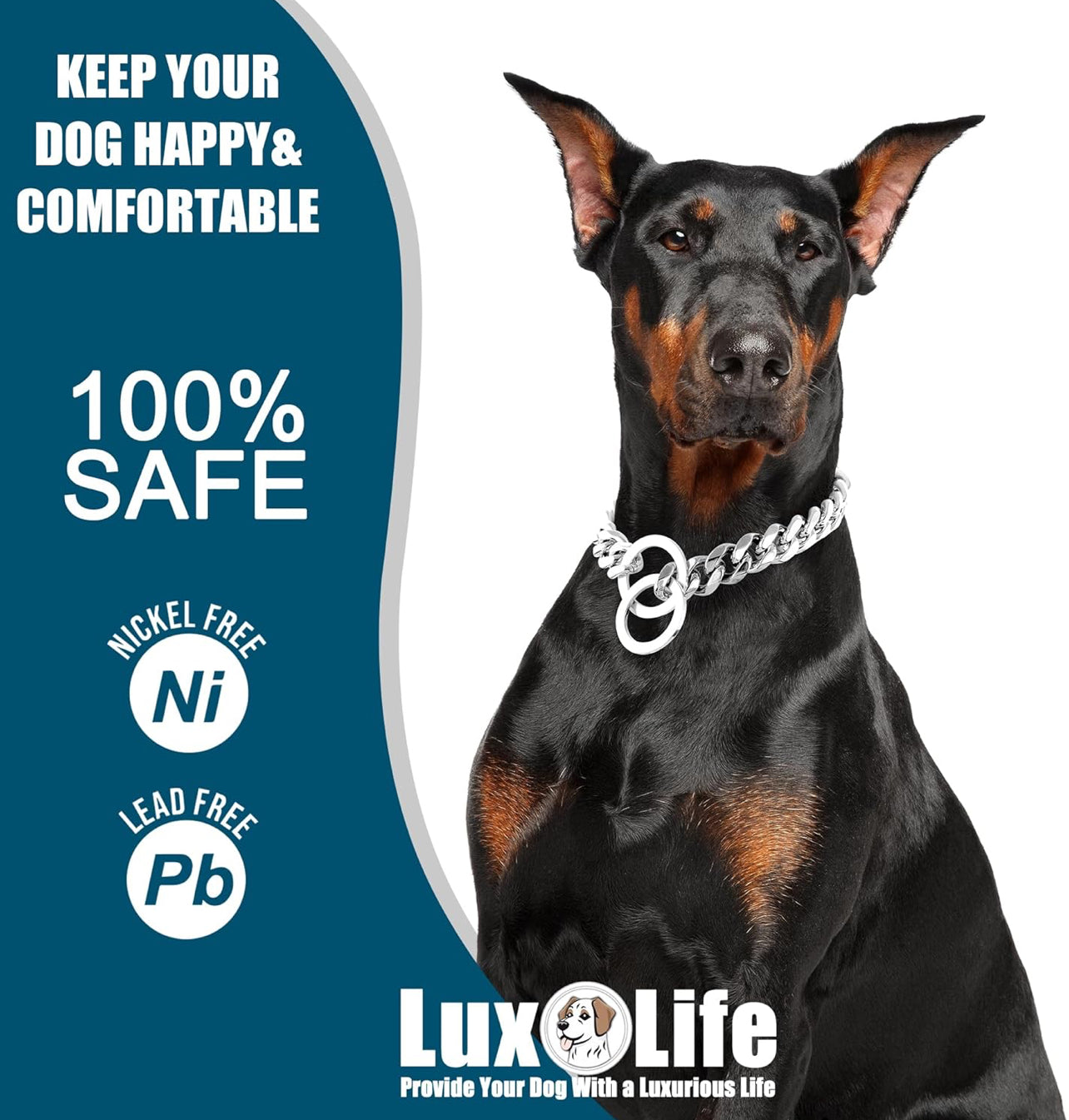 Cadena de acero inoxidable 0.472 in