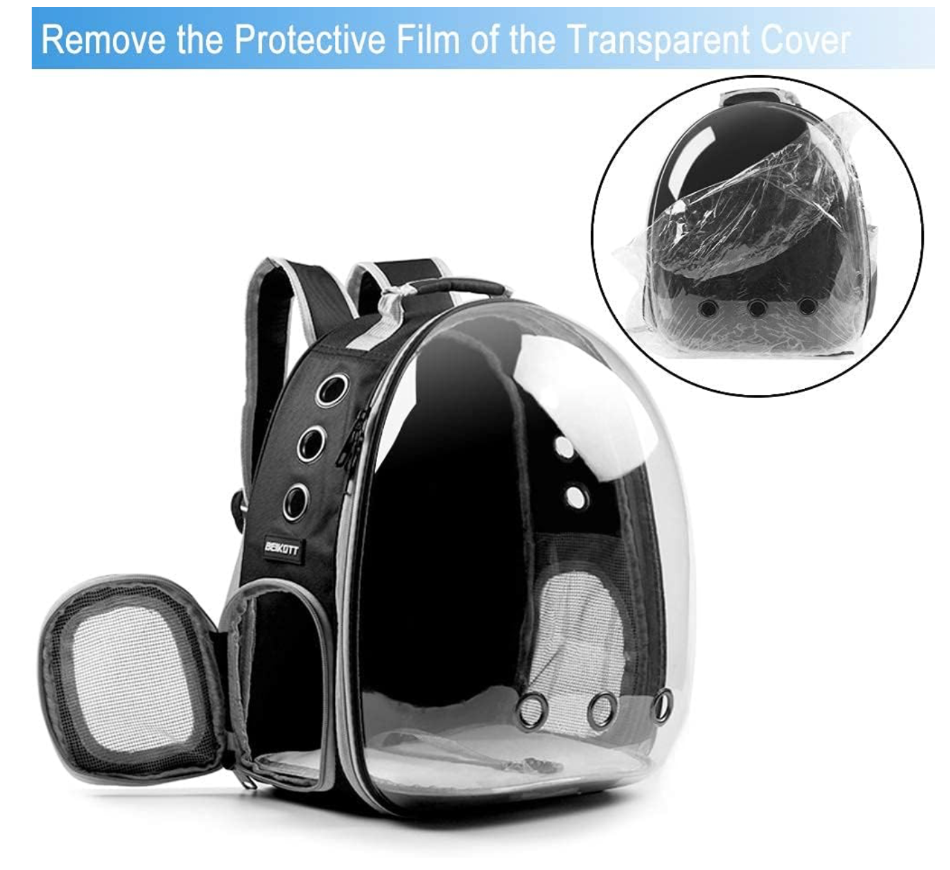 Burbuja Morral Para Mascotas