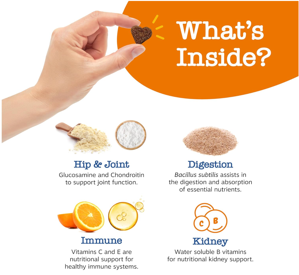 Zesty Paws Senior Dog Multivitamin Treats - Glucosamina para perros + enzimas digestivas y probióticos - Vitaminas  para la salud inmune - Avanzado - 90count