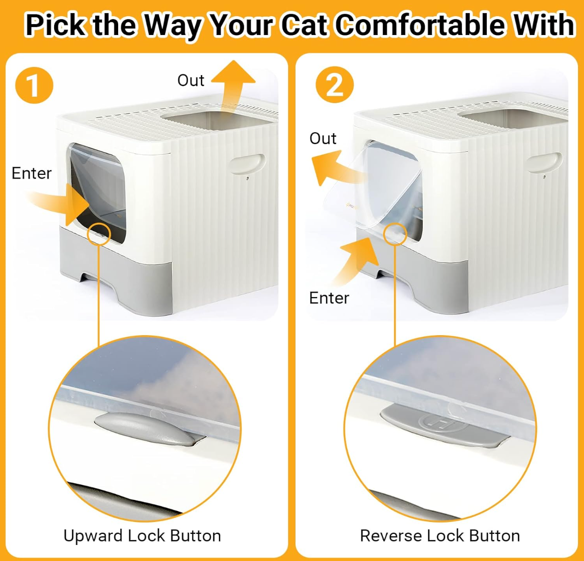 Caja De Arena Cerrada Para Gatos