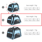 Pet Carrier Mascotas mascotas pequeñas-medianas de 3 a 5Kg