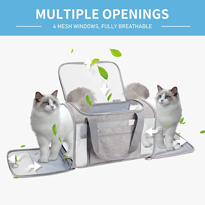 Pet Carrier perros pequeños-medianos de 7/11 Kg