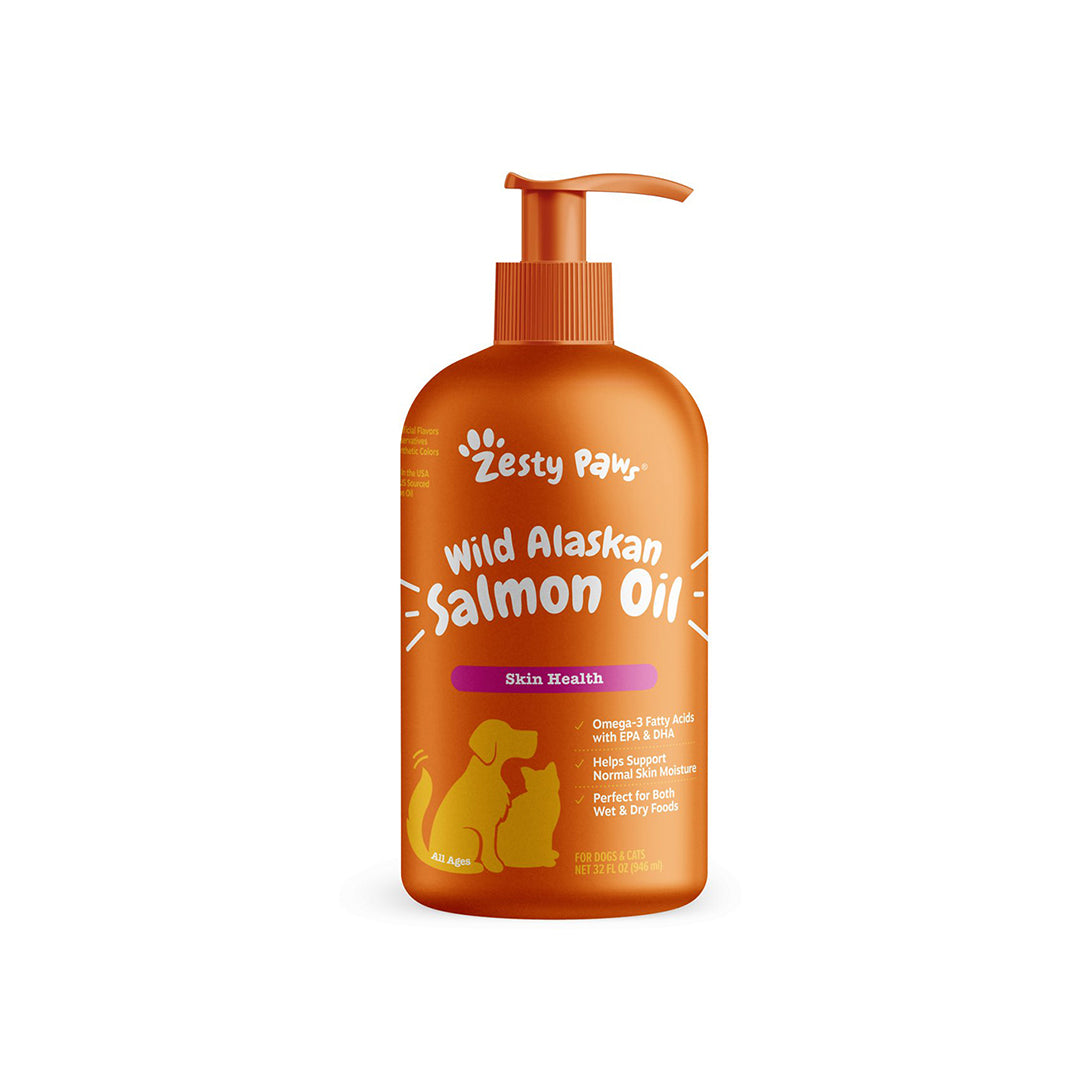 Zesty Paws Alaska Salmon Oil 8 Oz